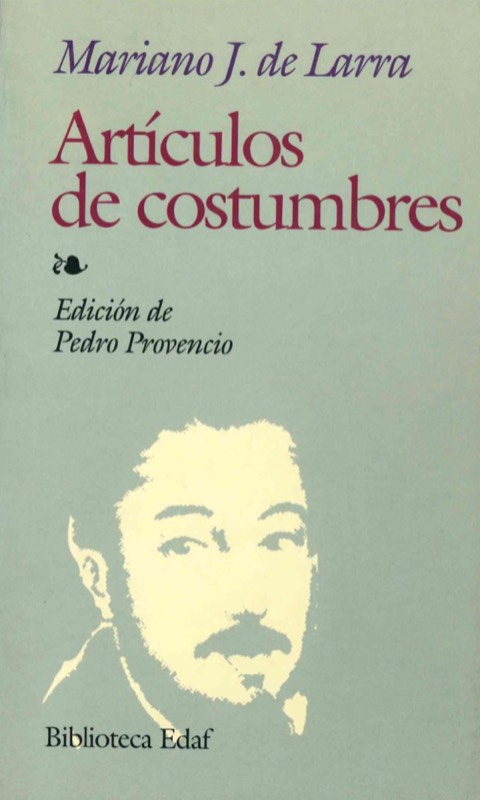 Portada de Artículos de costumbres