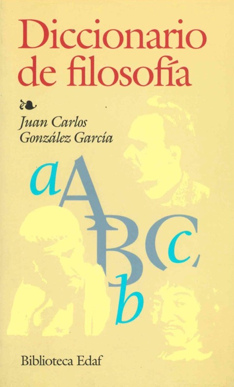 Portada de Diccionario de filosofía