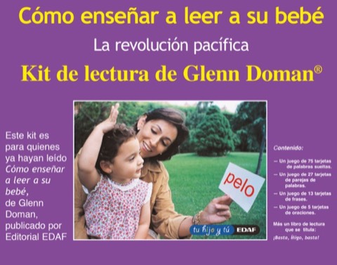 Portada de Cómo enseñar a leer a su bebé. Kit