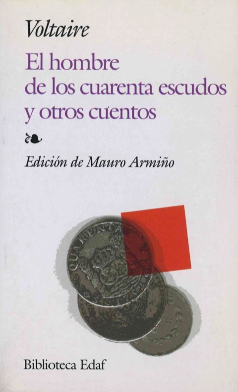 Portada de El hombre de los cuarenta escudos y otros cuentos